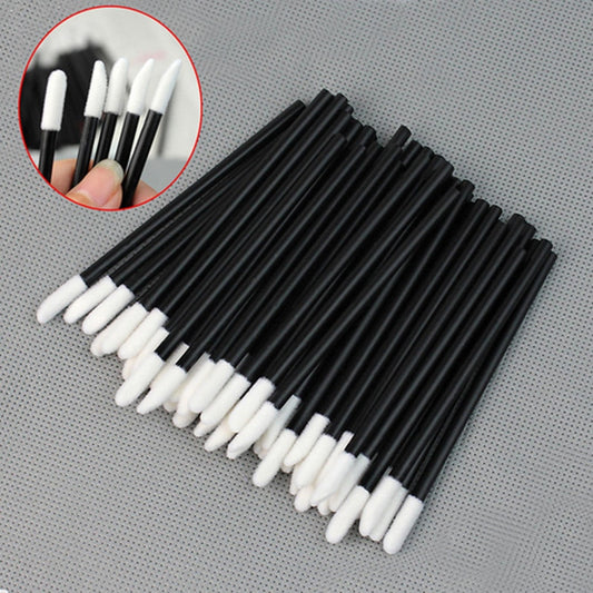 50 Pcs Disposable Lip Brush Eyelash Makeups Brushes Lash Extension