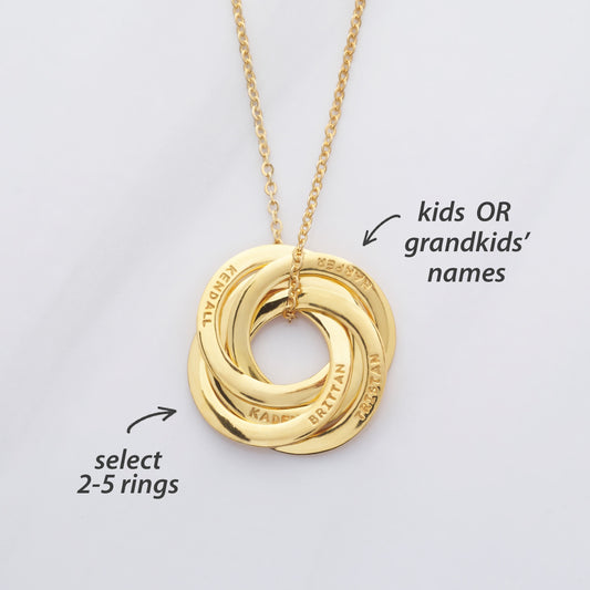 Personalized Kids Names Necklace For Mom