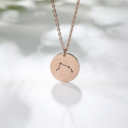 Scorpio Zodiac Constellation Necklace Pendant