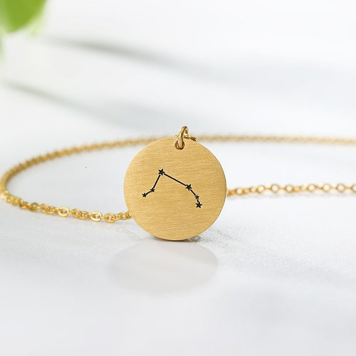 Scorpio Zodiac Constellation Necklace Pendant