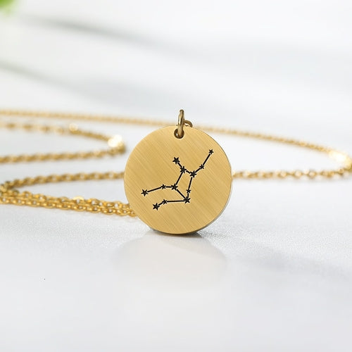 Scorpio Zodiac Constellation Necklace Pendant