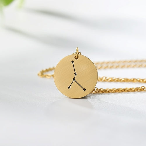 Scorpio Zodiac Constellation Necklace Pendant