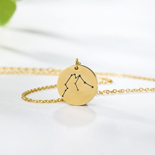 Scorpio Zodiac Constellation Necklace Pendant