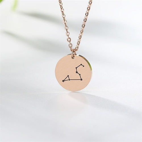 Scorpio Zodiac Constellation Necklace Pendant