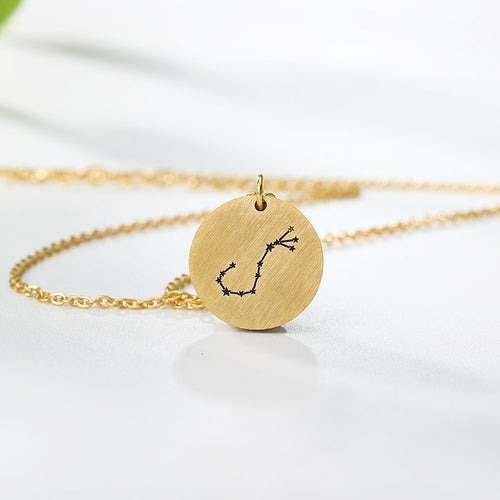 Scorpio Zodiac Constellation Necklace Pendant