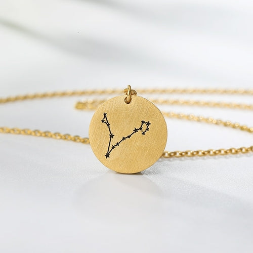 Scorpio Zodiac Constellation Necklace Pendant