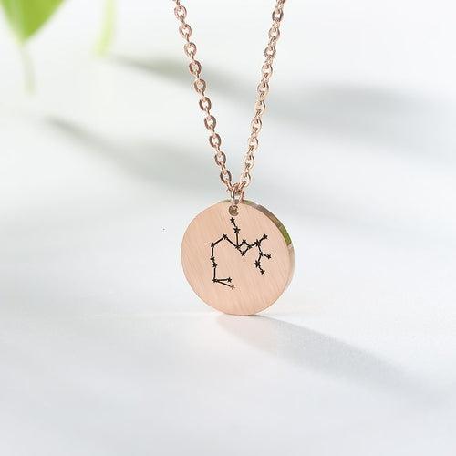 Scorpio Zodiac Constellation Necklace Pendant