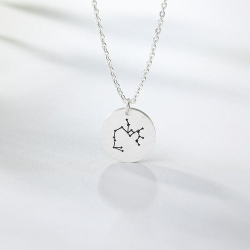 Scorpio Zodiac Constellation Necklace Pendant