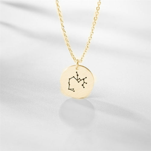 Scorpio Zodiac Constellation Necklace Pendant