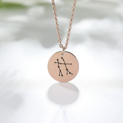 Scorpio Zodiac Constellation Necklace Pendant