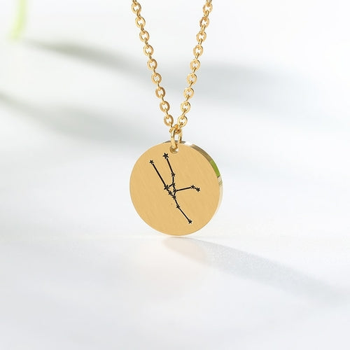 Scorpio Zodiac Constellation Necklace Pendant