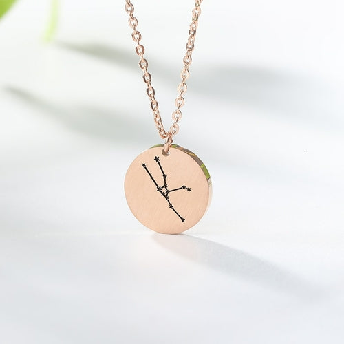 Scorpio Zodiac Constellation Necklace Pendant